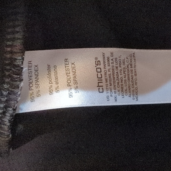 Chico's Black V-Neck Dress - Picture 5 of 9